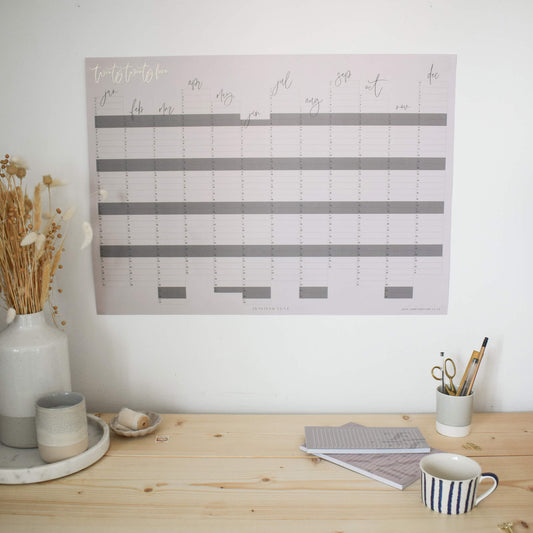 2025 Olive Wall Planner