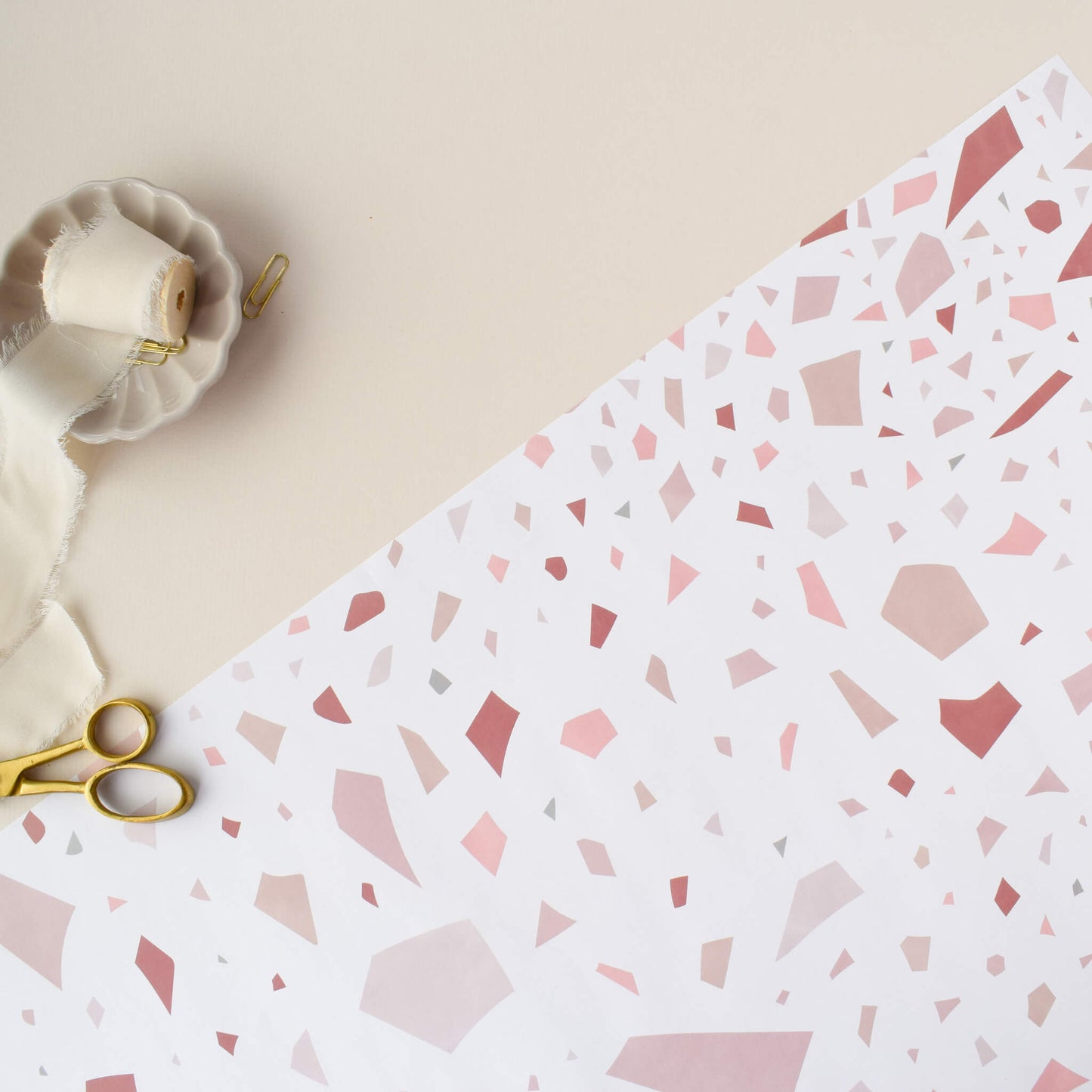 Terrazzo Print Gift Wrap