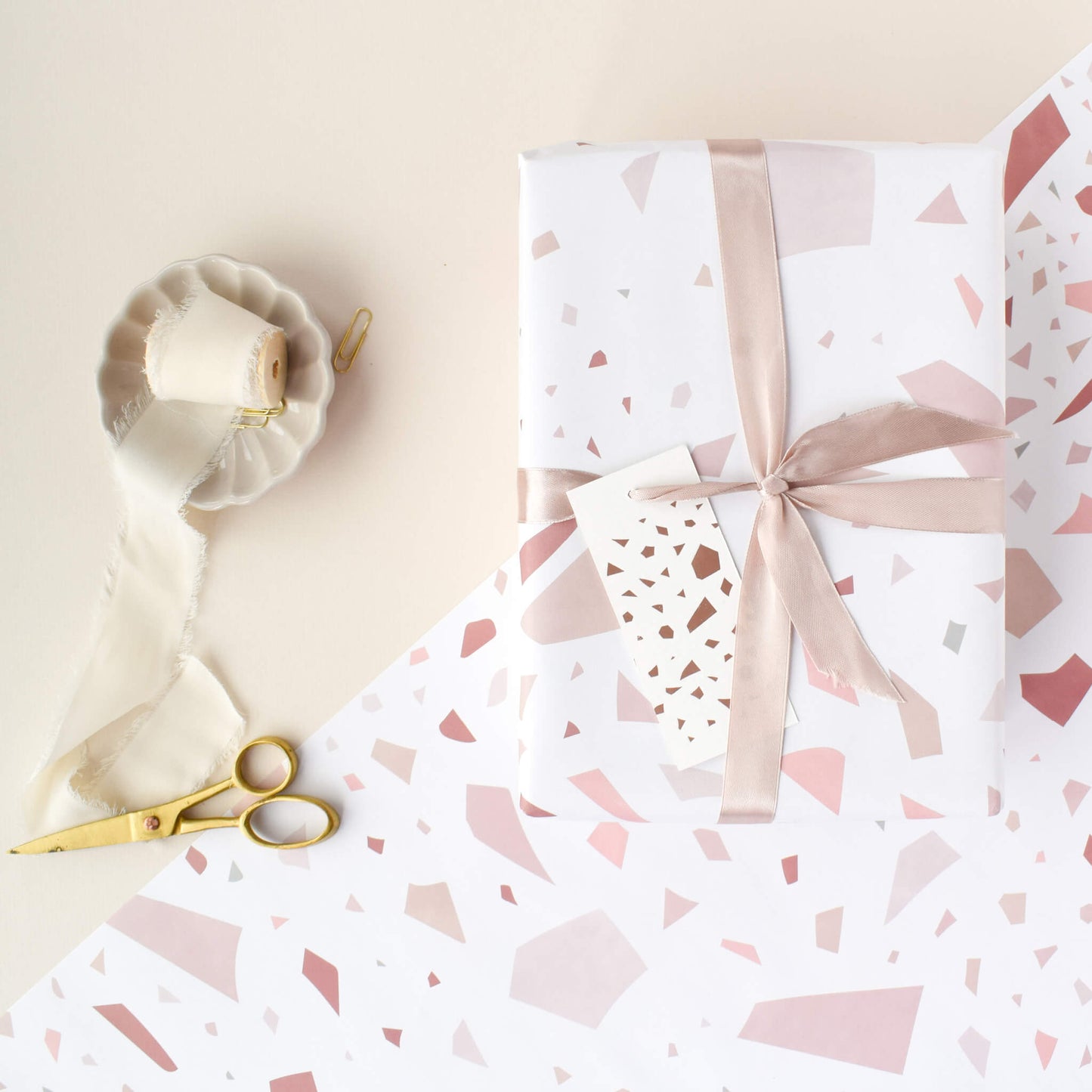 Terrazzo Print Gift Wrap