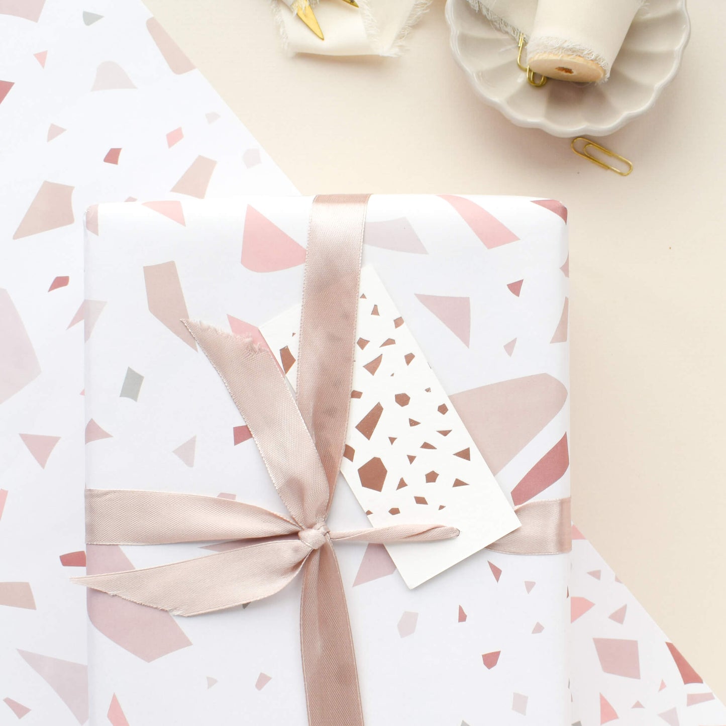 Terrazzo Print Gift Wrap