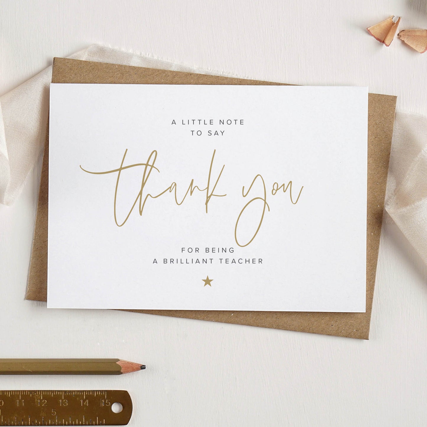 Thank You Teacher Card