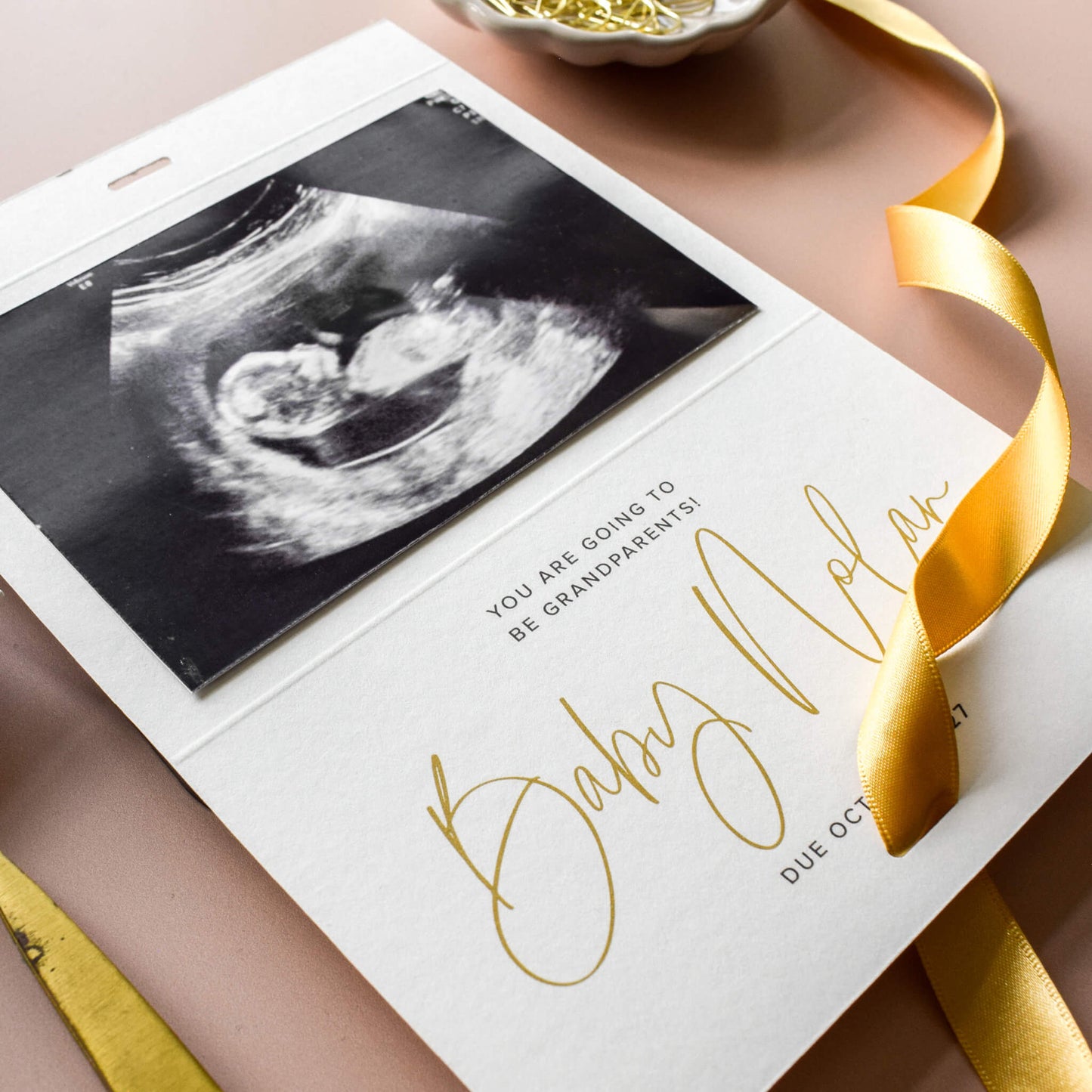 Save The Date Pregnancy Announcement Card