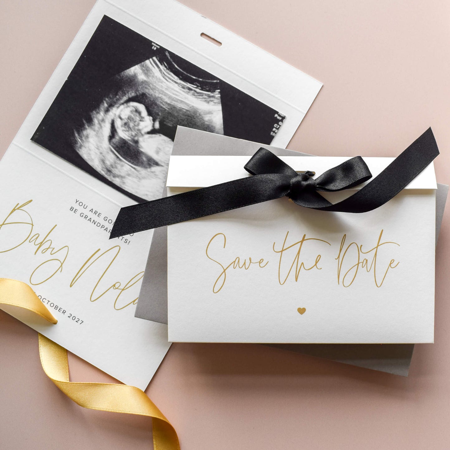 Save The Date Pregnancy Announcement Card