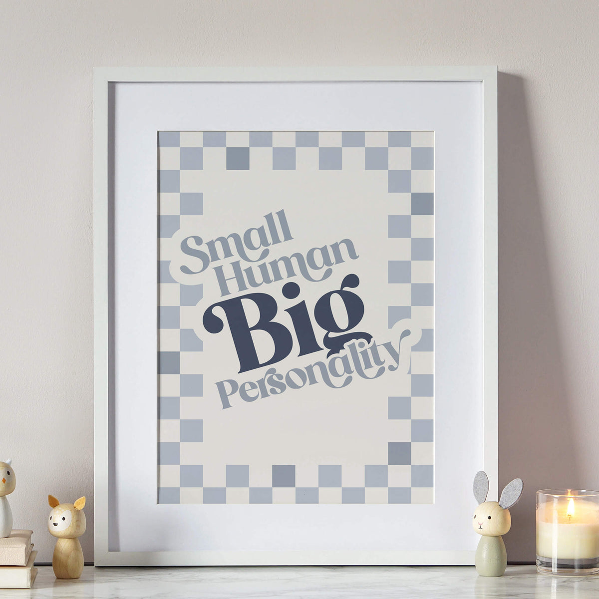 Small Human Big Personality Kids Print