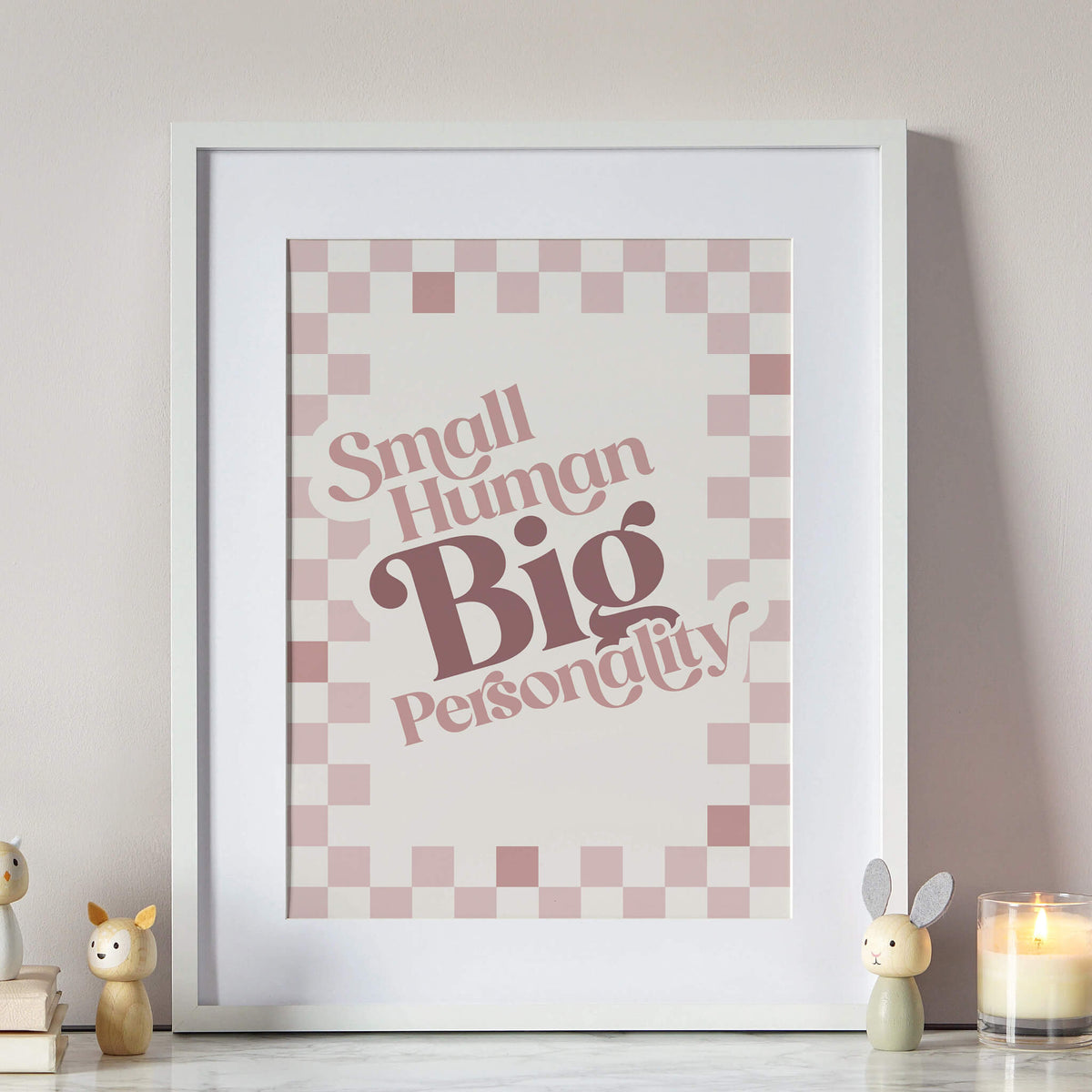 Small Human Big Personality Kids Print