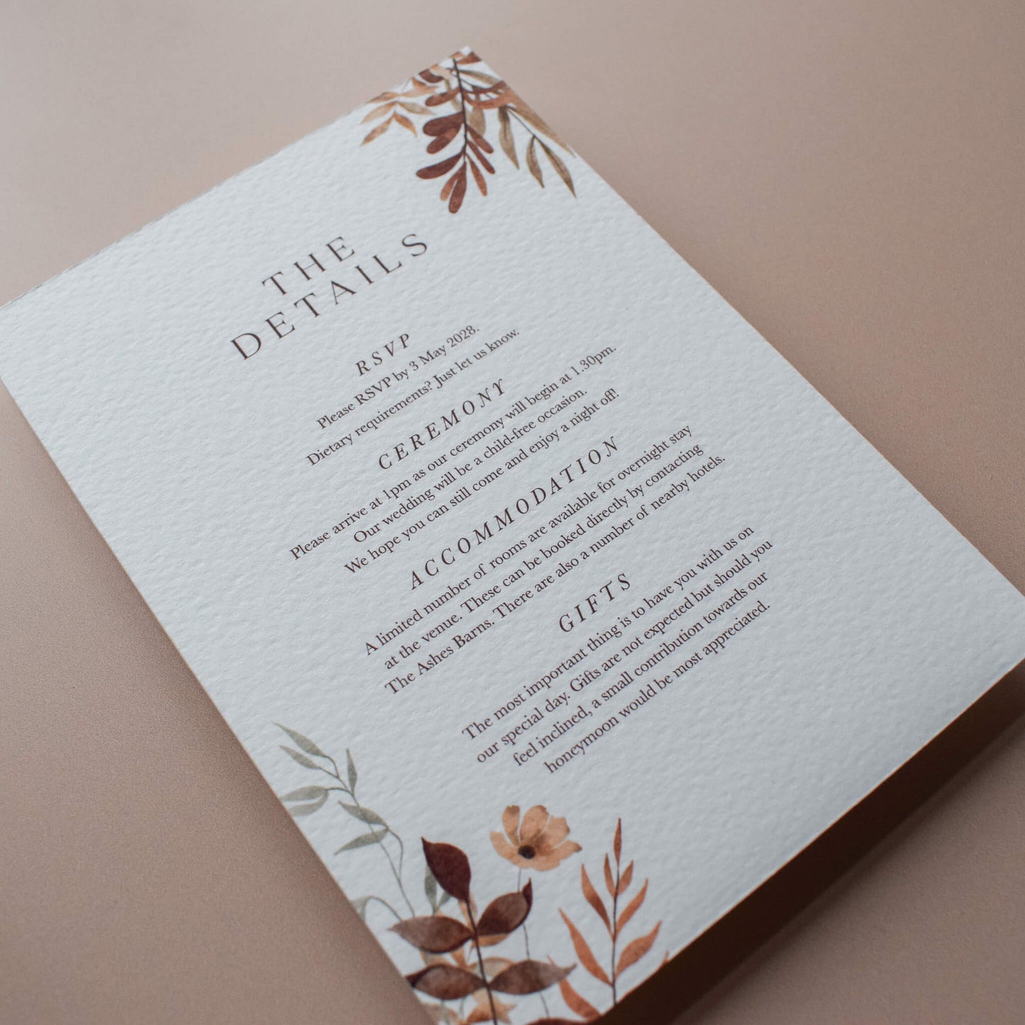 The Boho Verdant - Two Card Suite