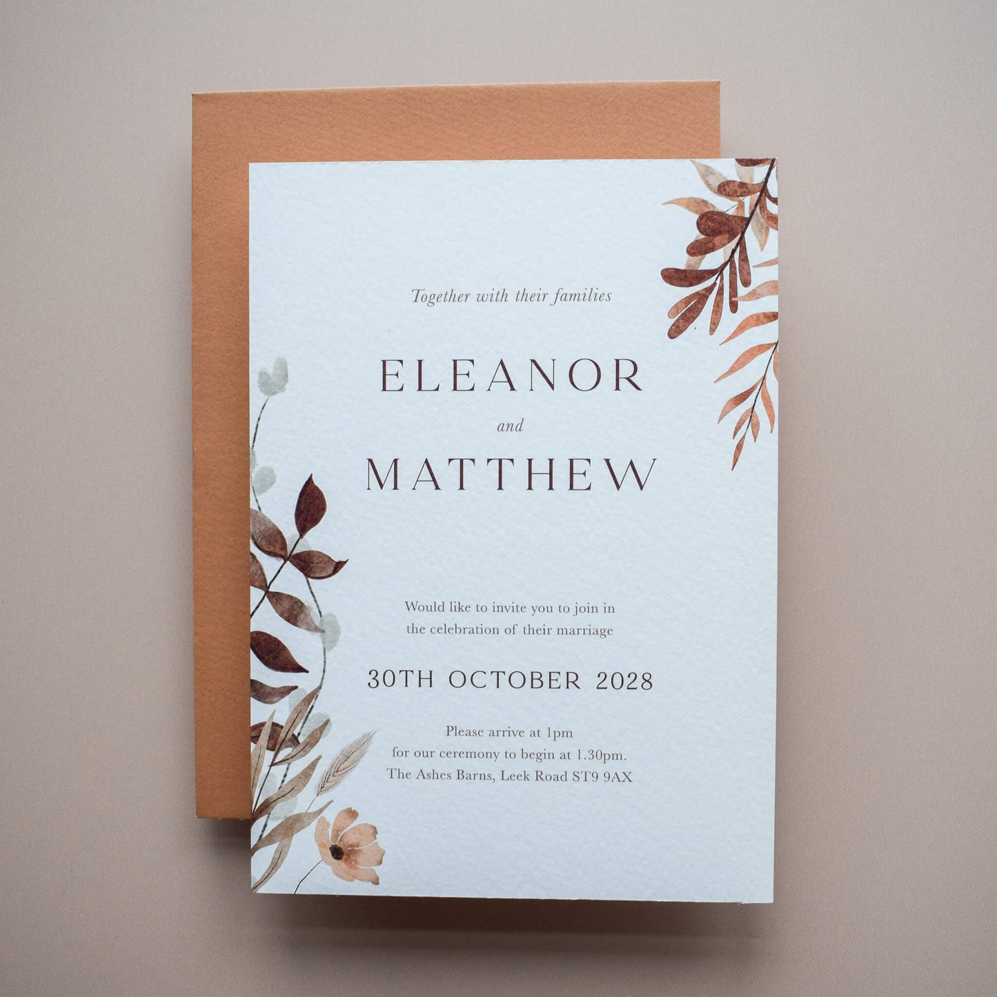 The Boho Verdant Invitation