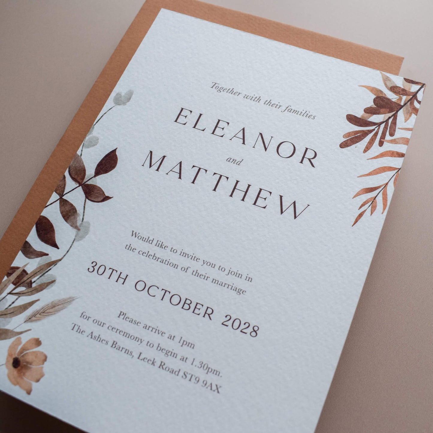The Boho Verdant Invitation