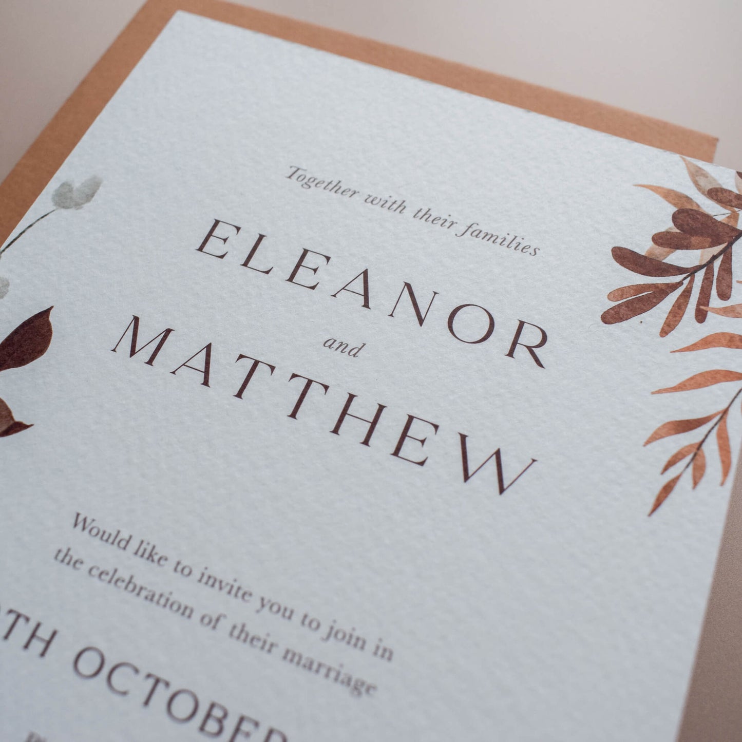 The Boho Verdant Invitation