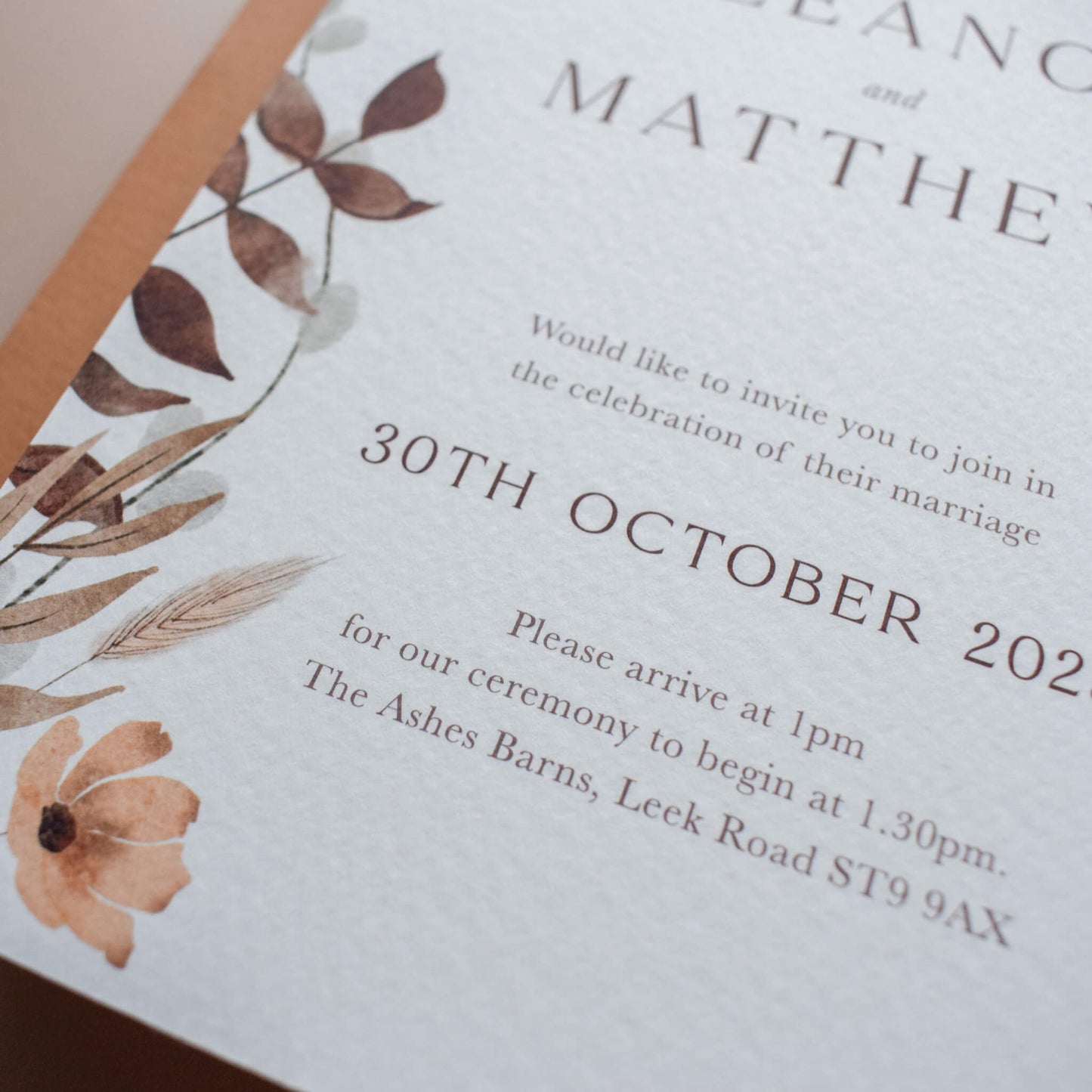 The Boho Verdant Invitation