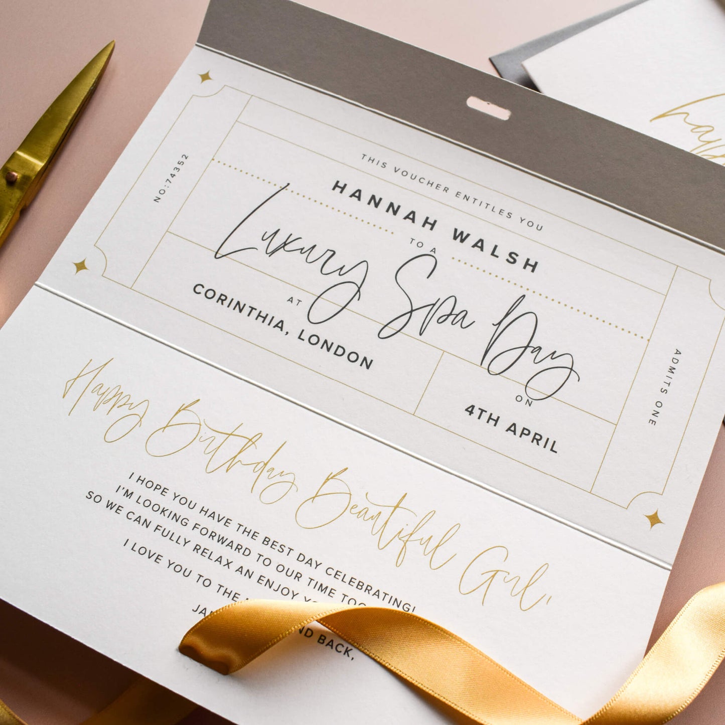 Personalised Birthday Gift Voucher