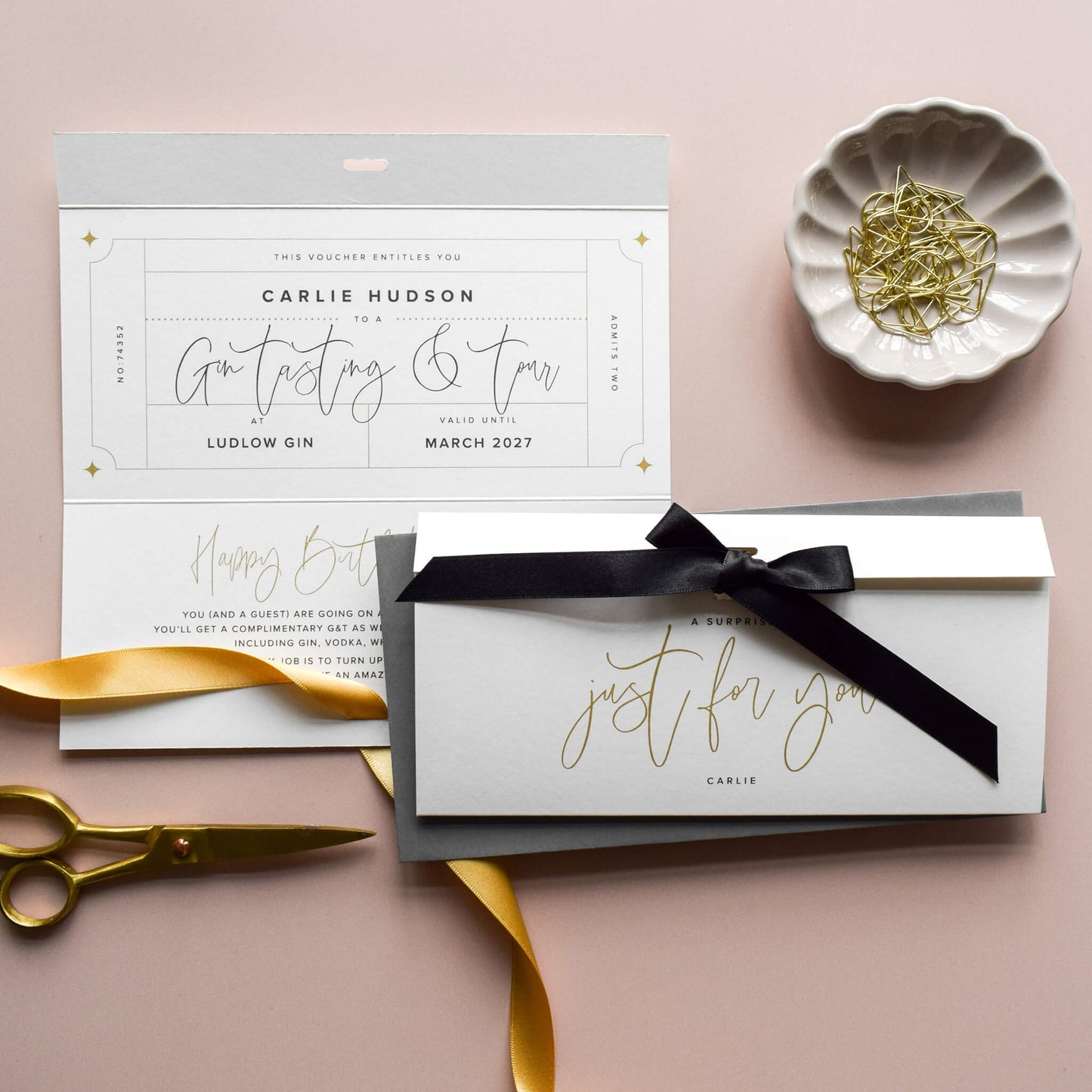 Personalised Gift Experience Voucher