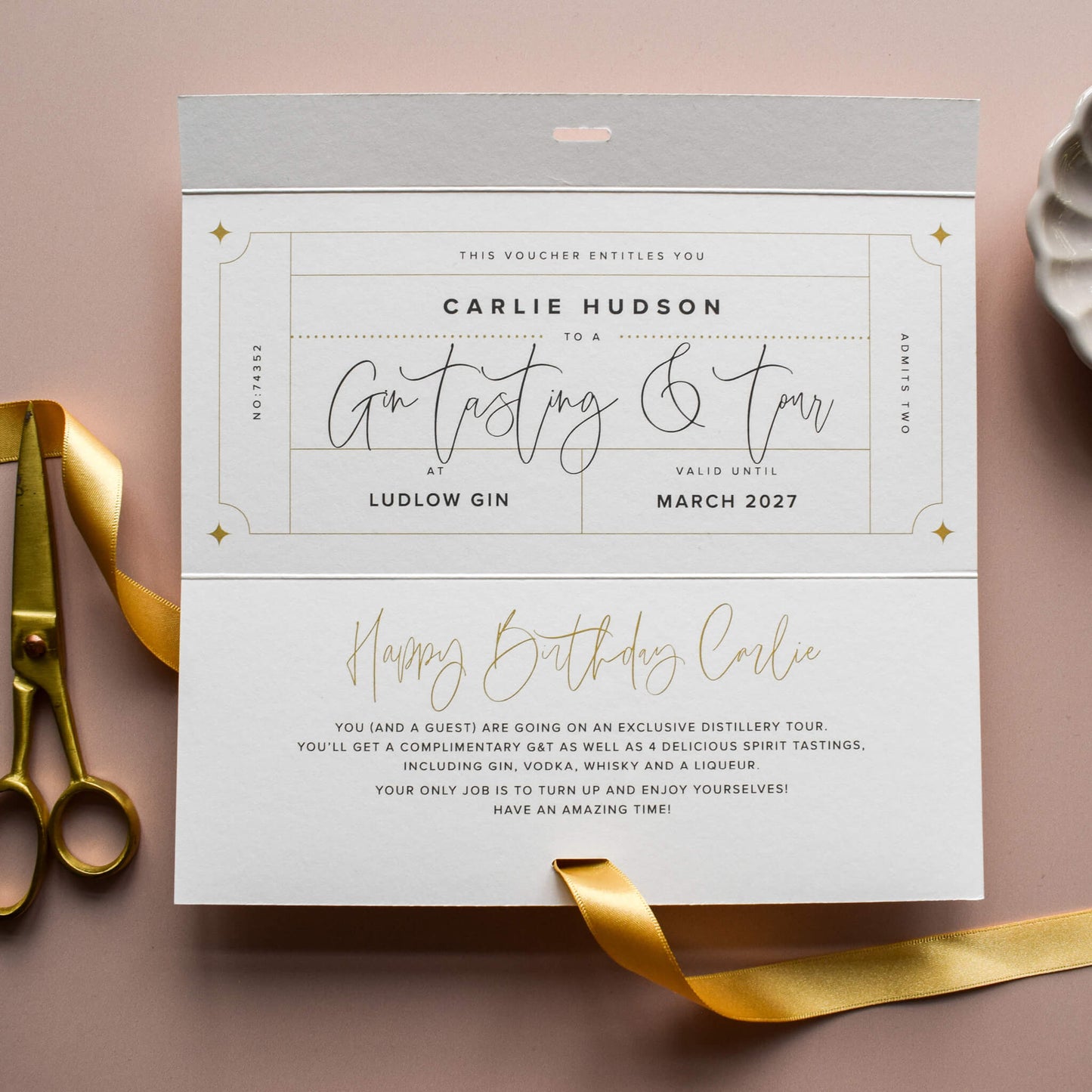 Personalised Birthday Gift Voucher