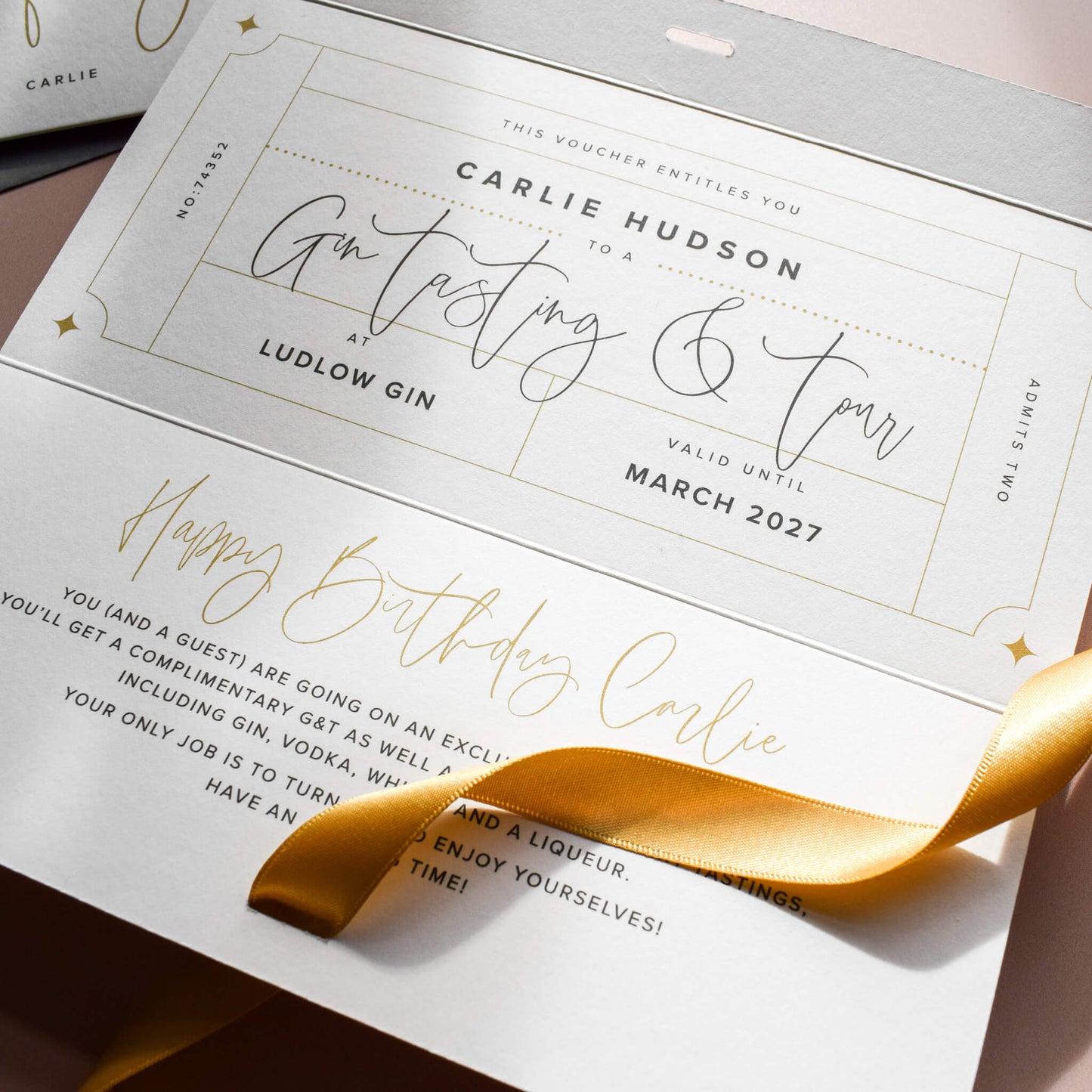 Personalised Birthday Gift Voucher