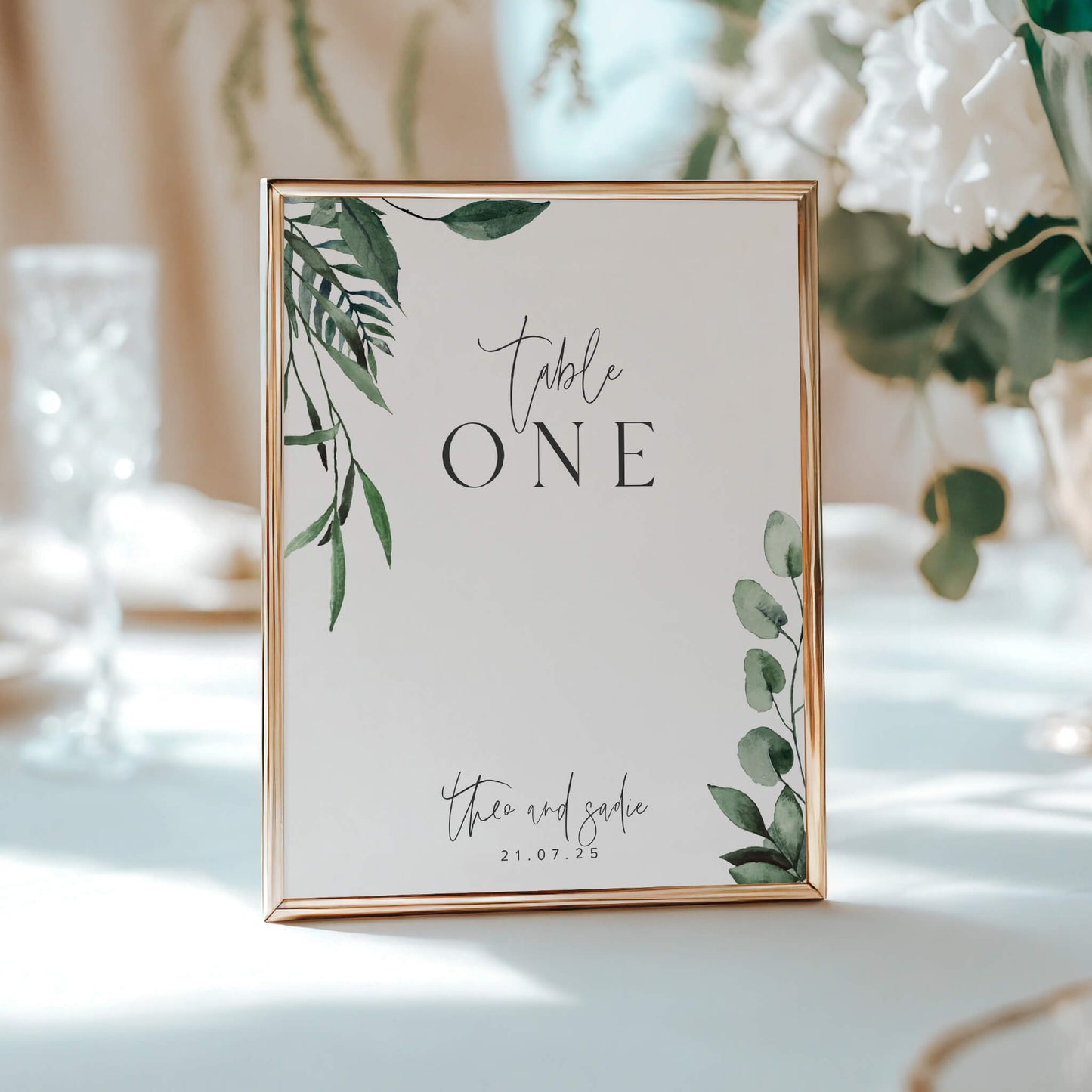 Verdant Table Numbers