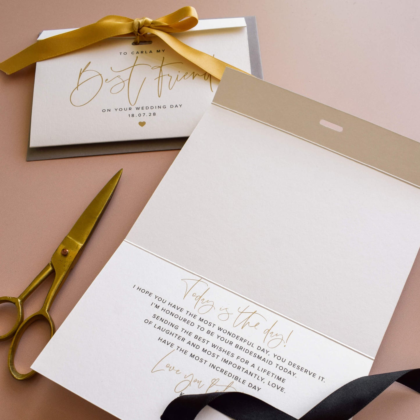 Wedding Day Card for Best Friend