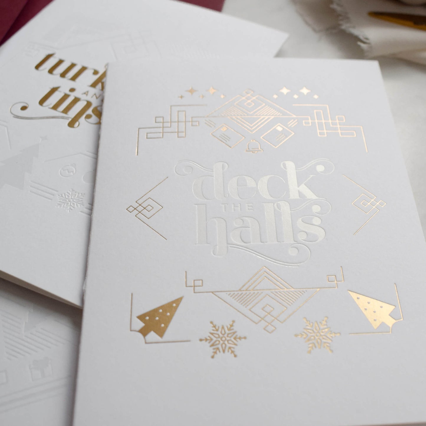 Set of Nine Christmas cards