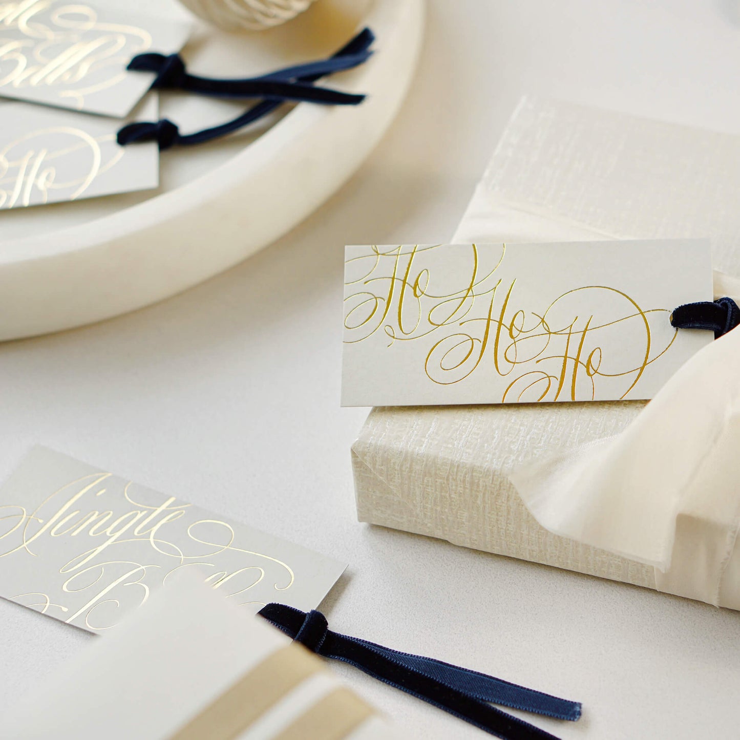 Christmas Gold Foil Gift Tags