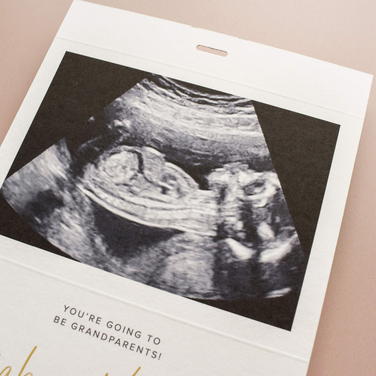 Christmas Pregnancy Announcement Card