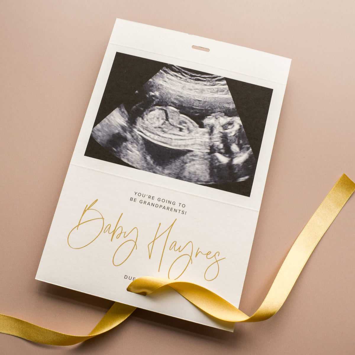 Christmas Pregnancy Announcement Card