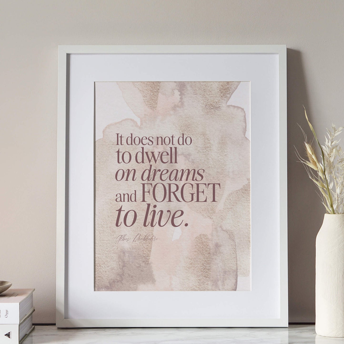 It Does Not Do To Dwell On Dreams Print