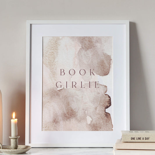 Book Girlie Print