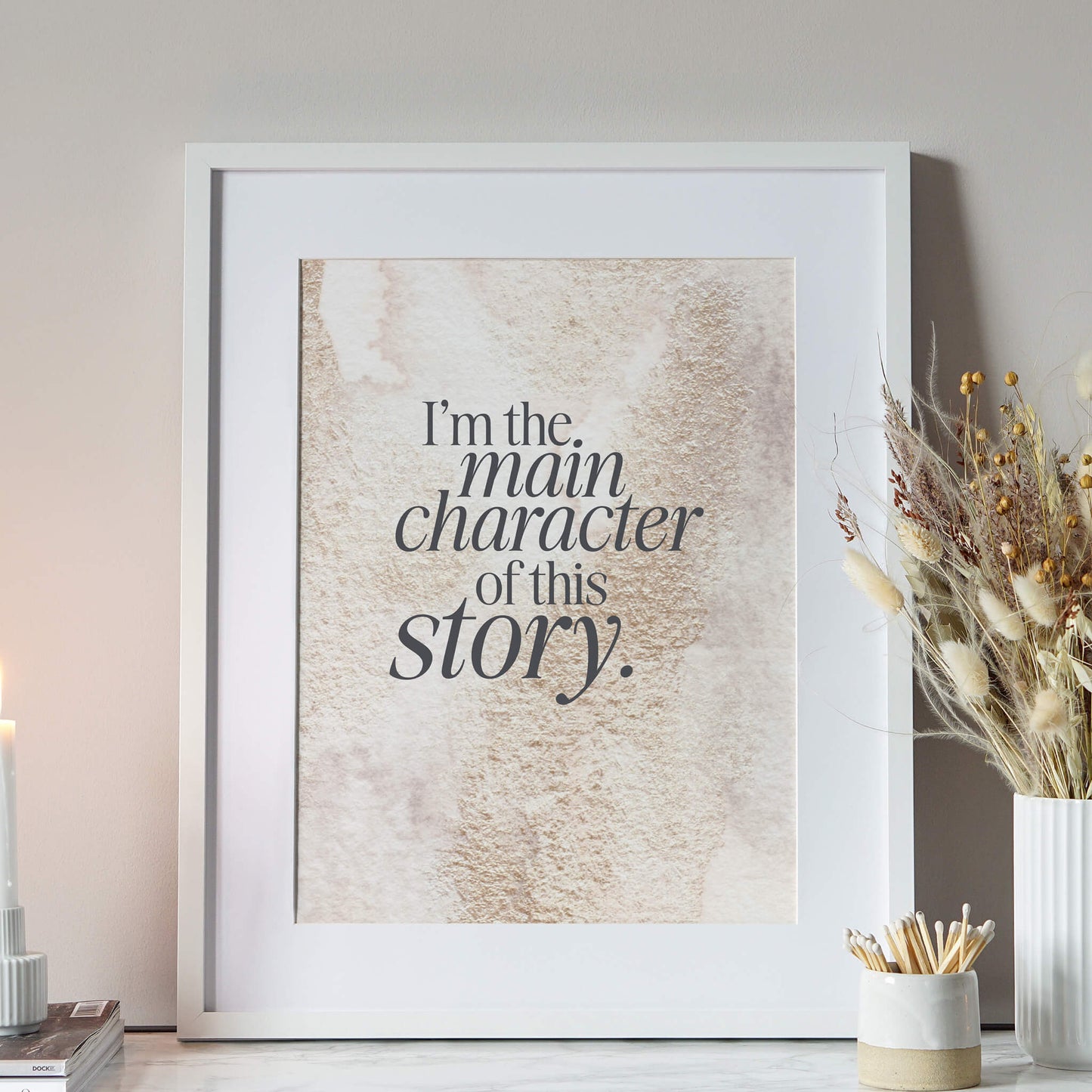 Main Character Print