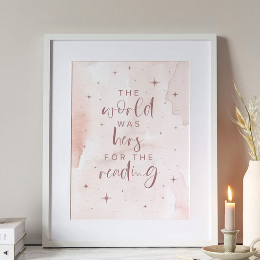 The World Was Hers Print