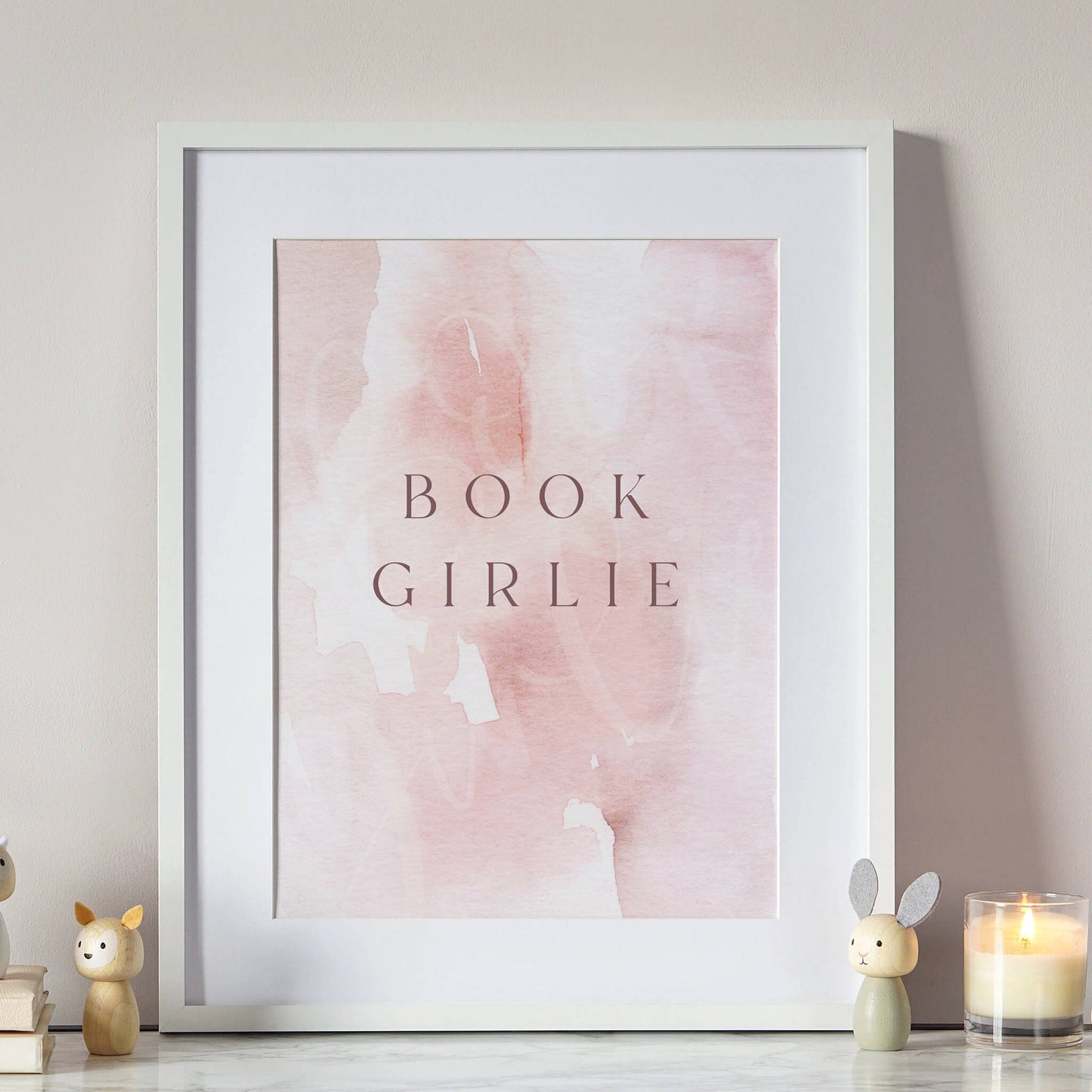 Book Girlie Print