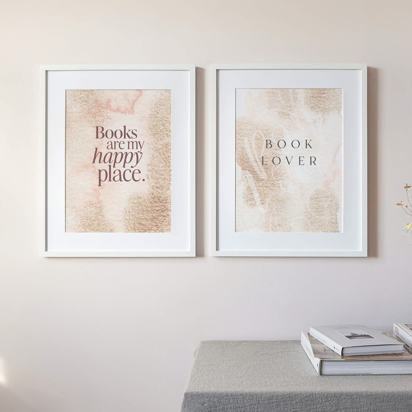 Books Are My Happy Place Print