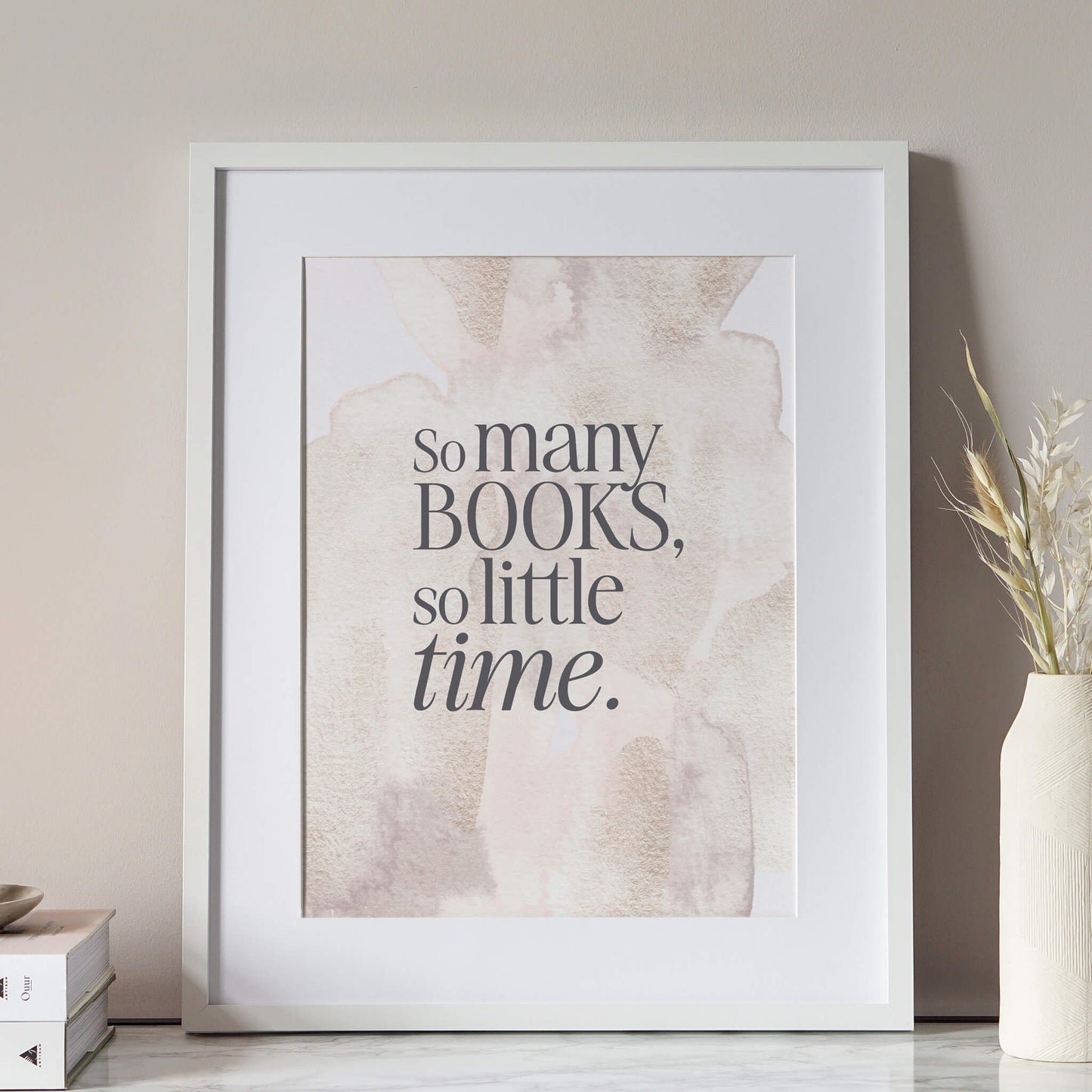 So Many Books Print
