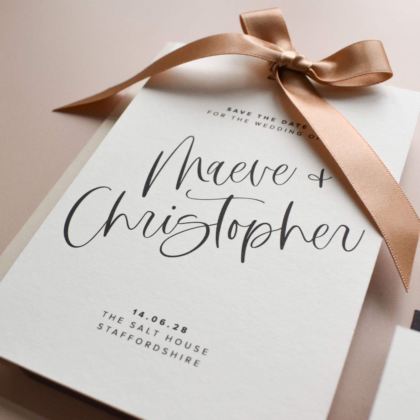 The Cadence Save The Date Portrait