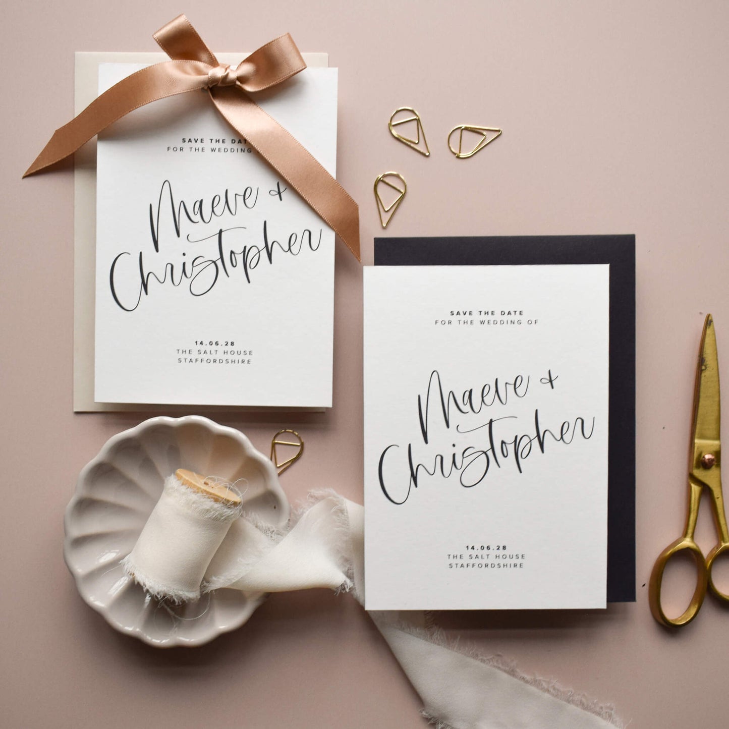 The Cadence Save The Date Portrait