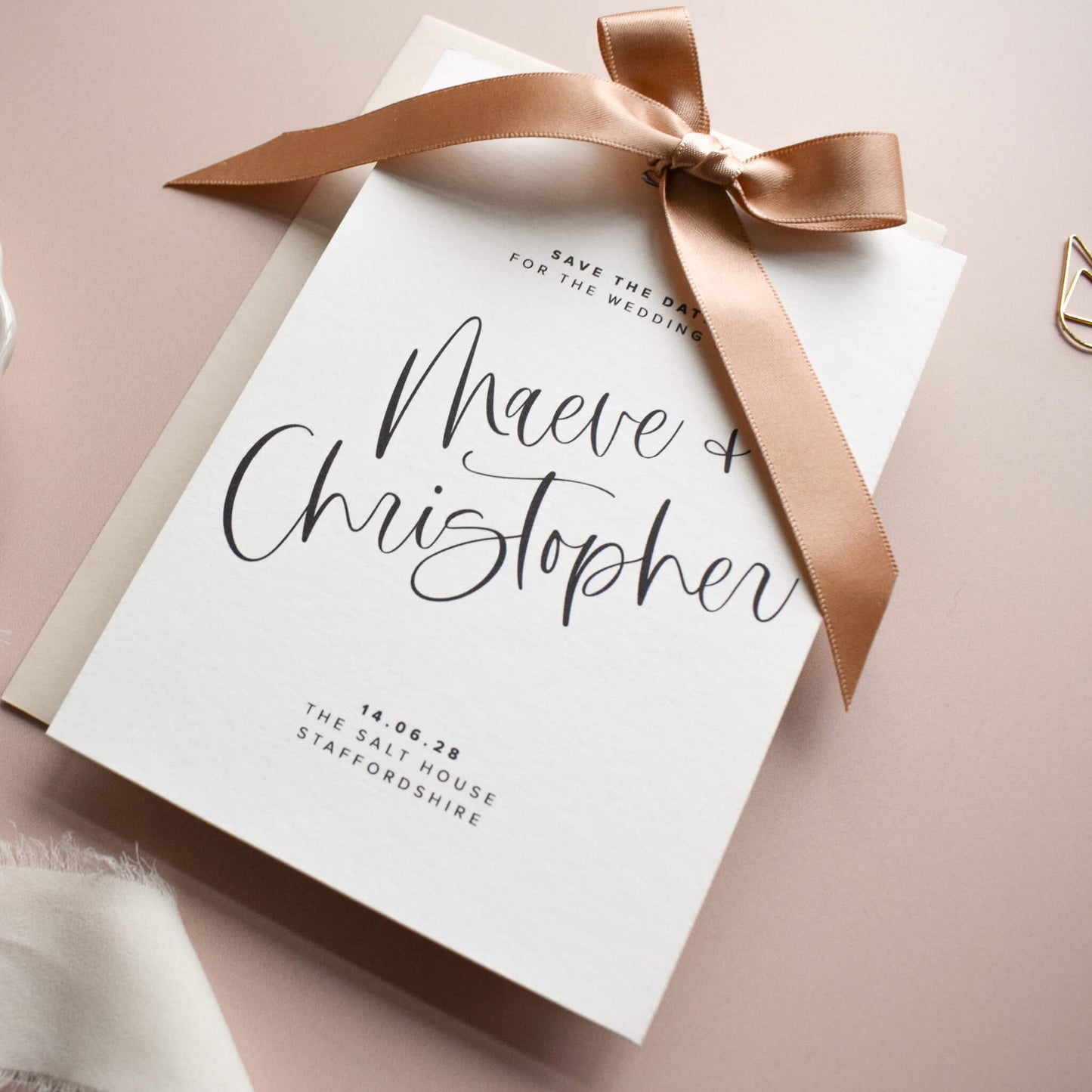 The Cadence Save The Date Portrait