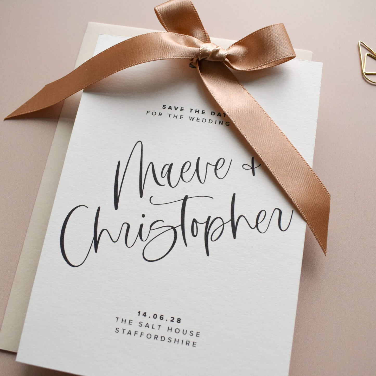 The Cadence Save The Date Portrait