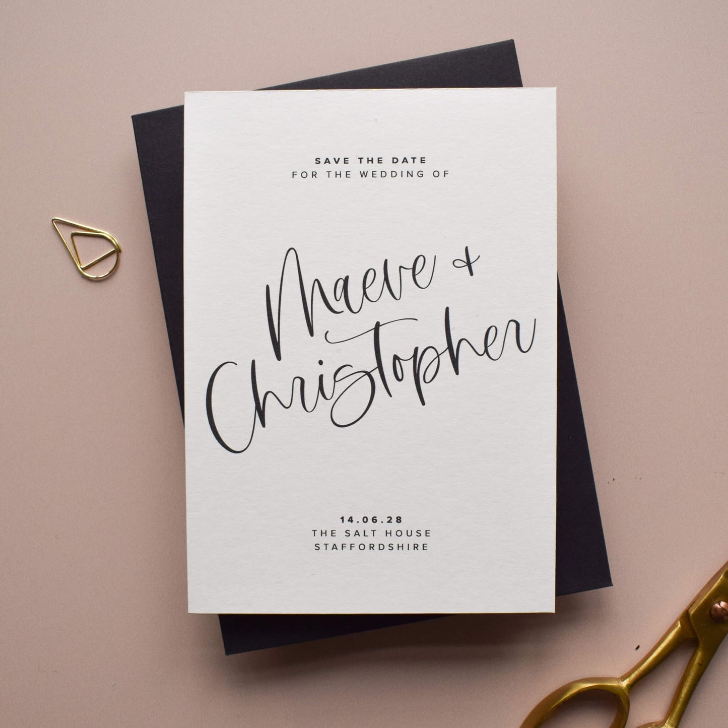 The Cadence Save The Date Portrait