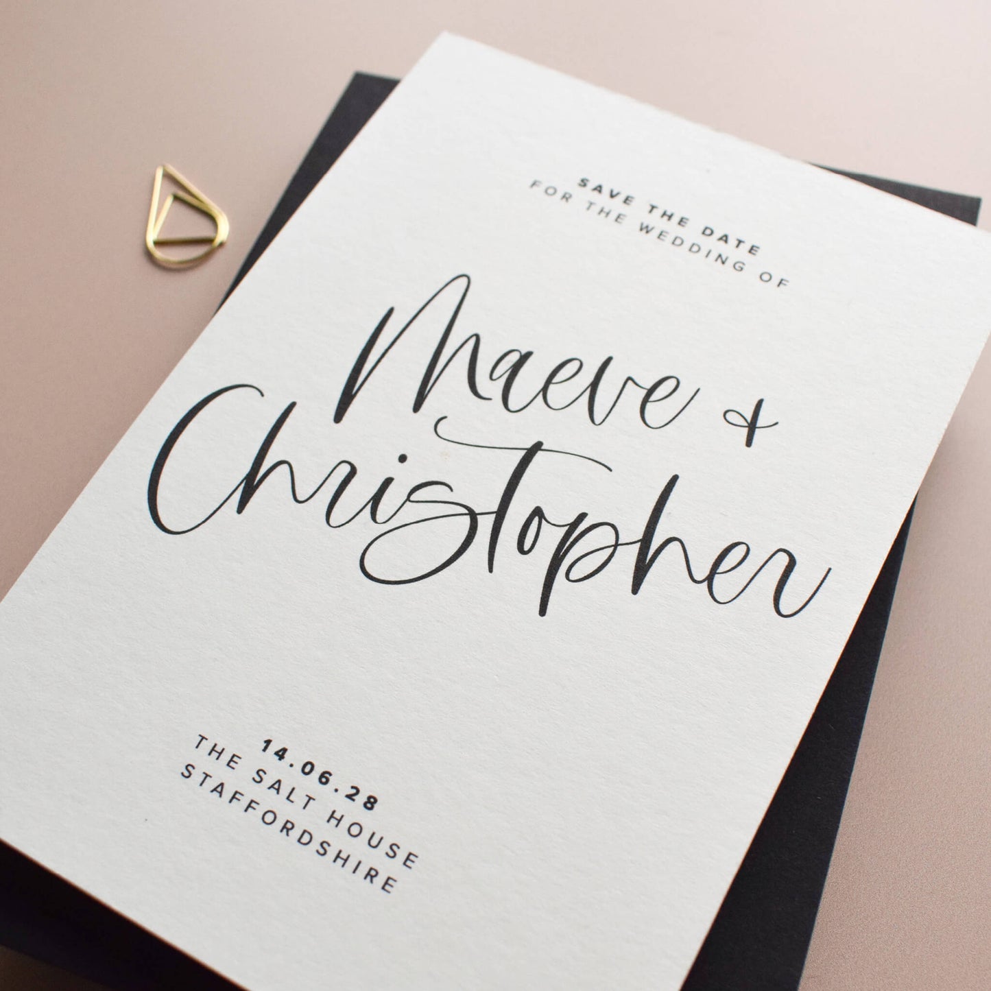 The Cadence Save The Date Portrait