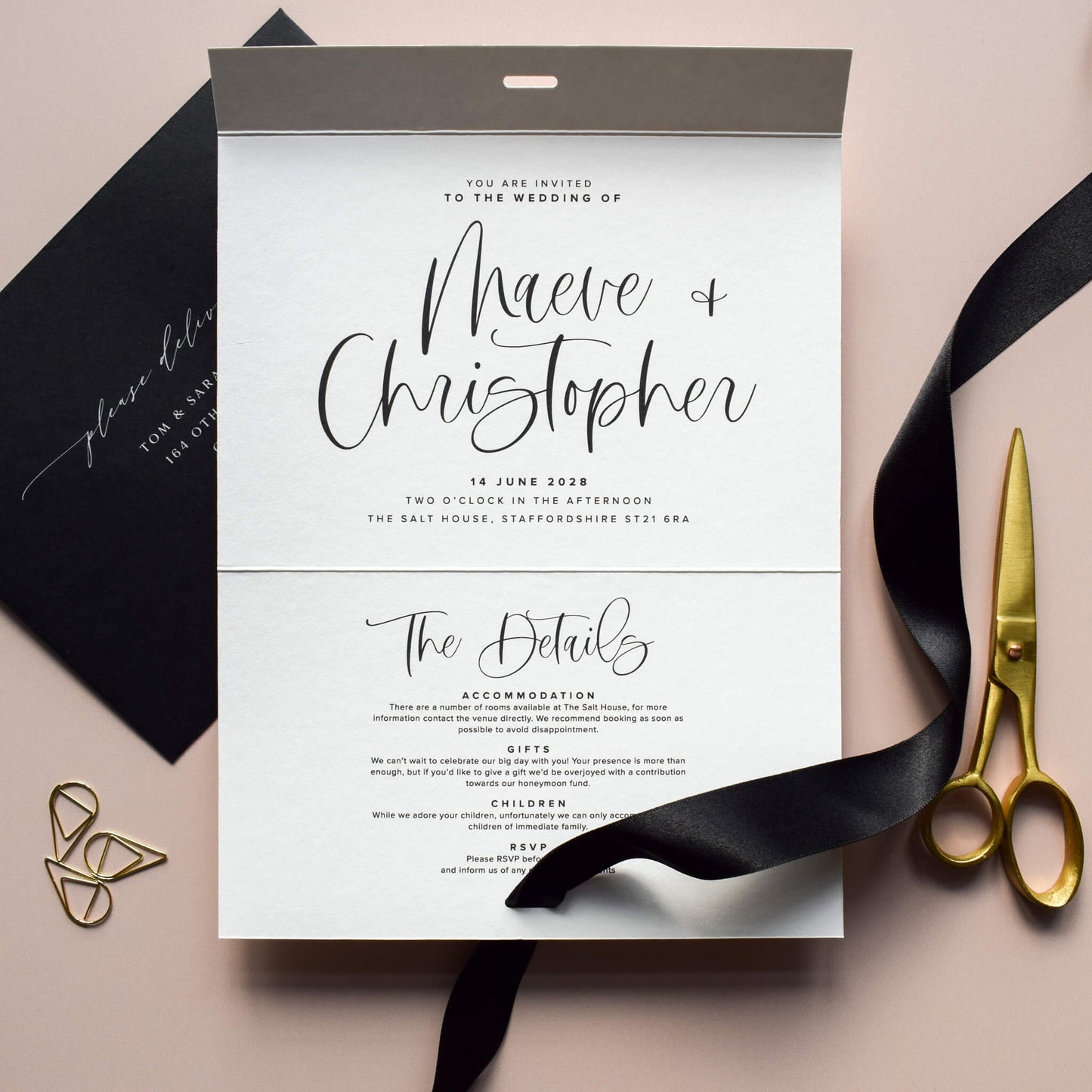 The Cadence Wedding Invitation