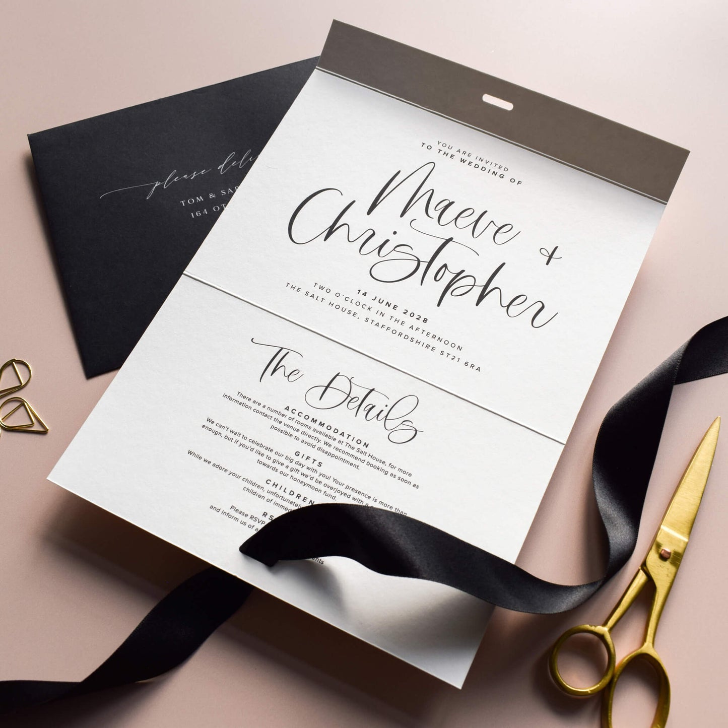 The Cadence Wedding Invitation