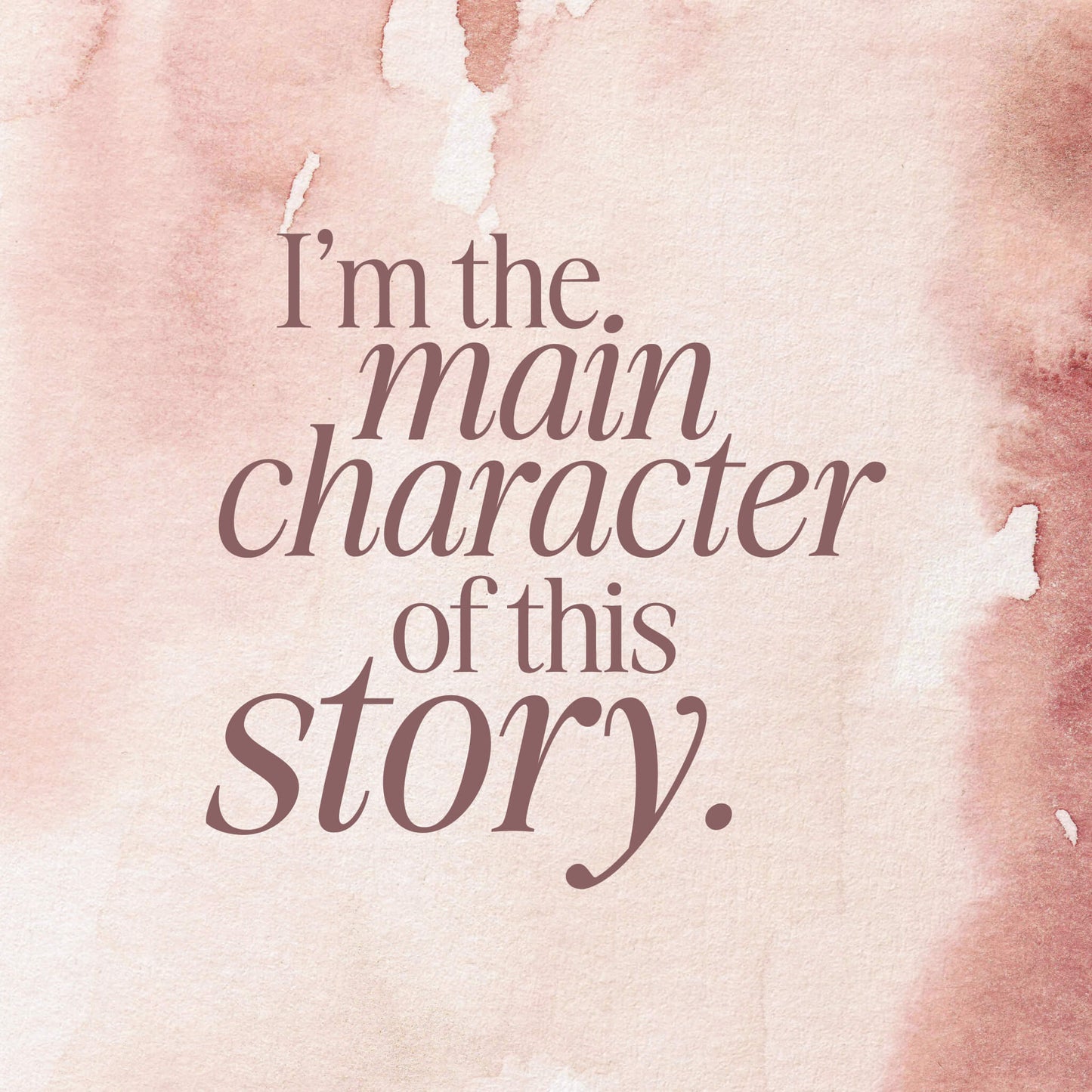 Main Character Print