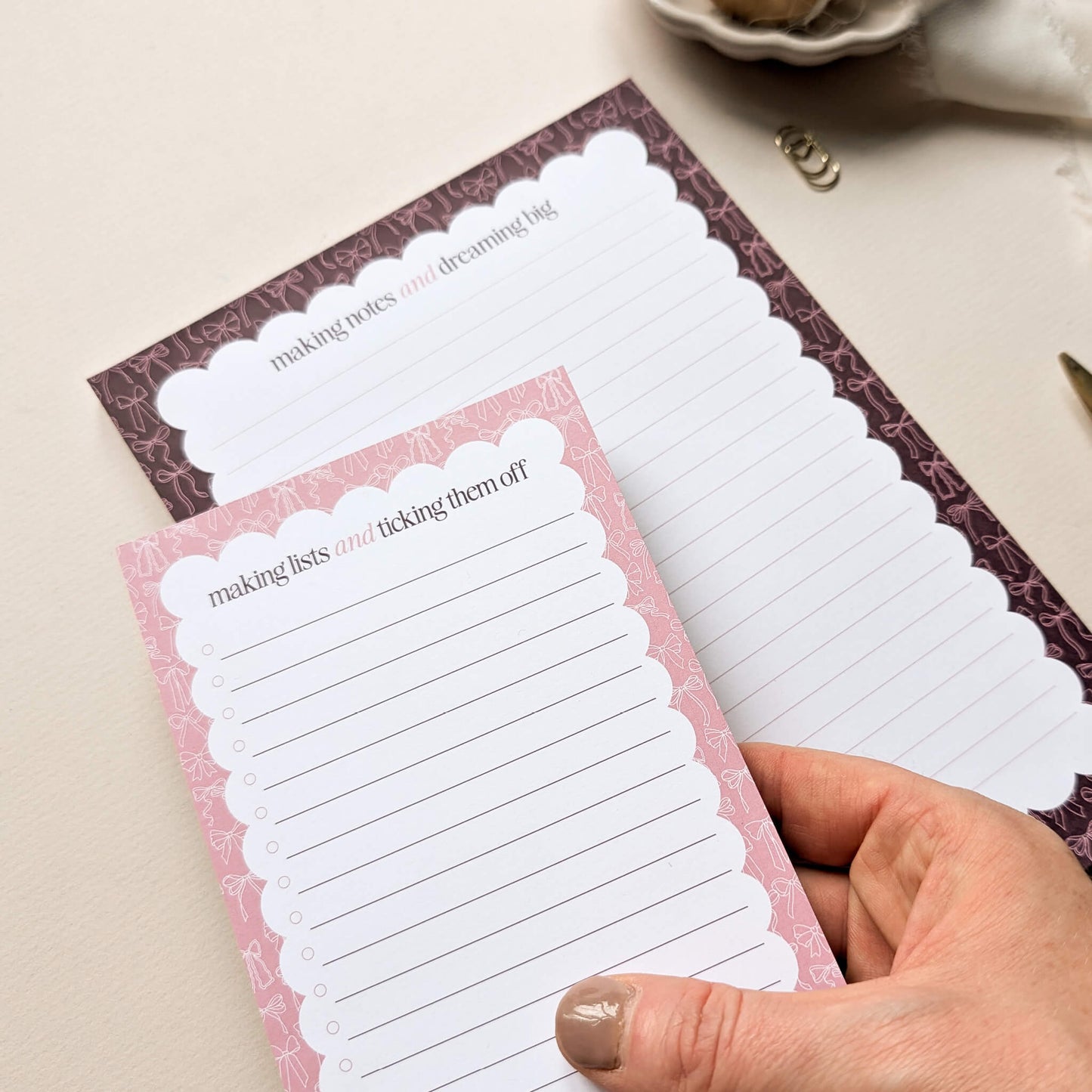 To Do List Bows Notepad