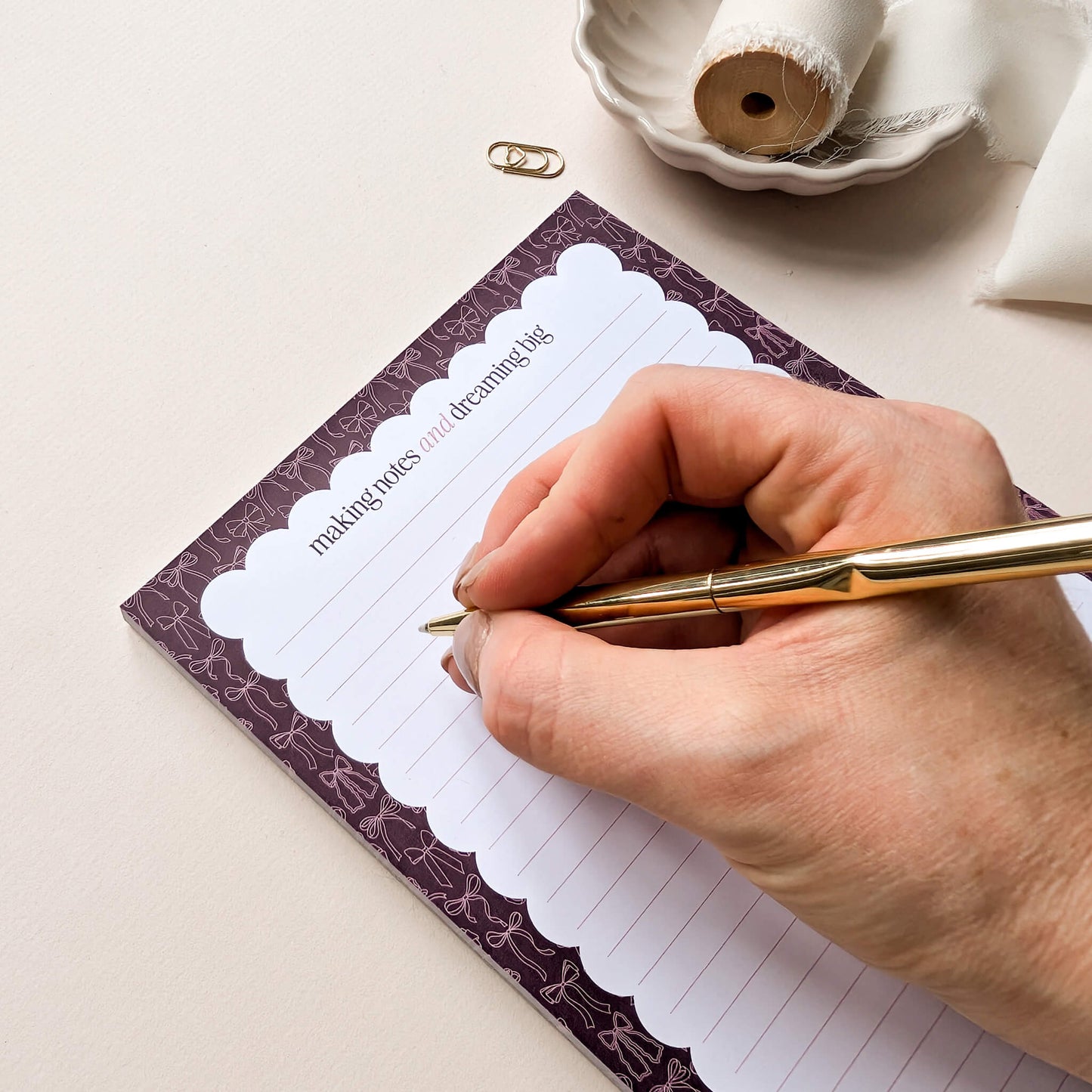 A5 Bows Notepad
