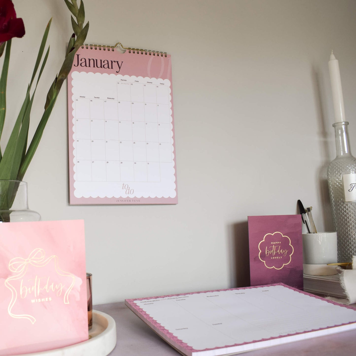 2026 A4 Monthly Calendar