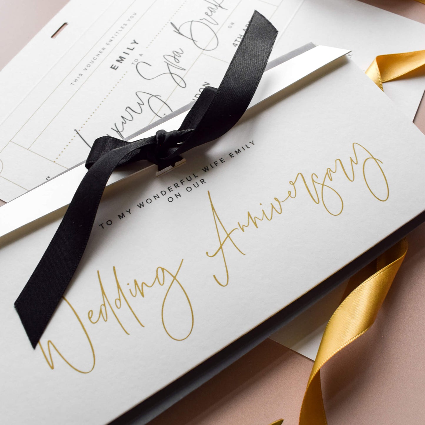 Personalised Anniversary Gift Voucher for Husband or Wife