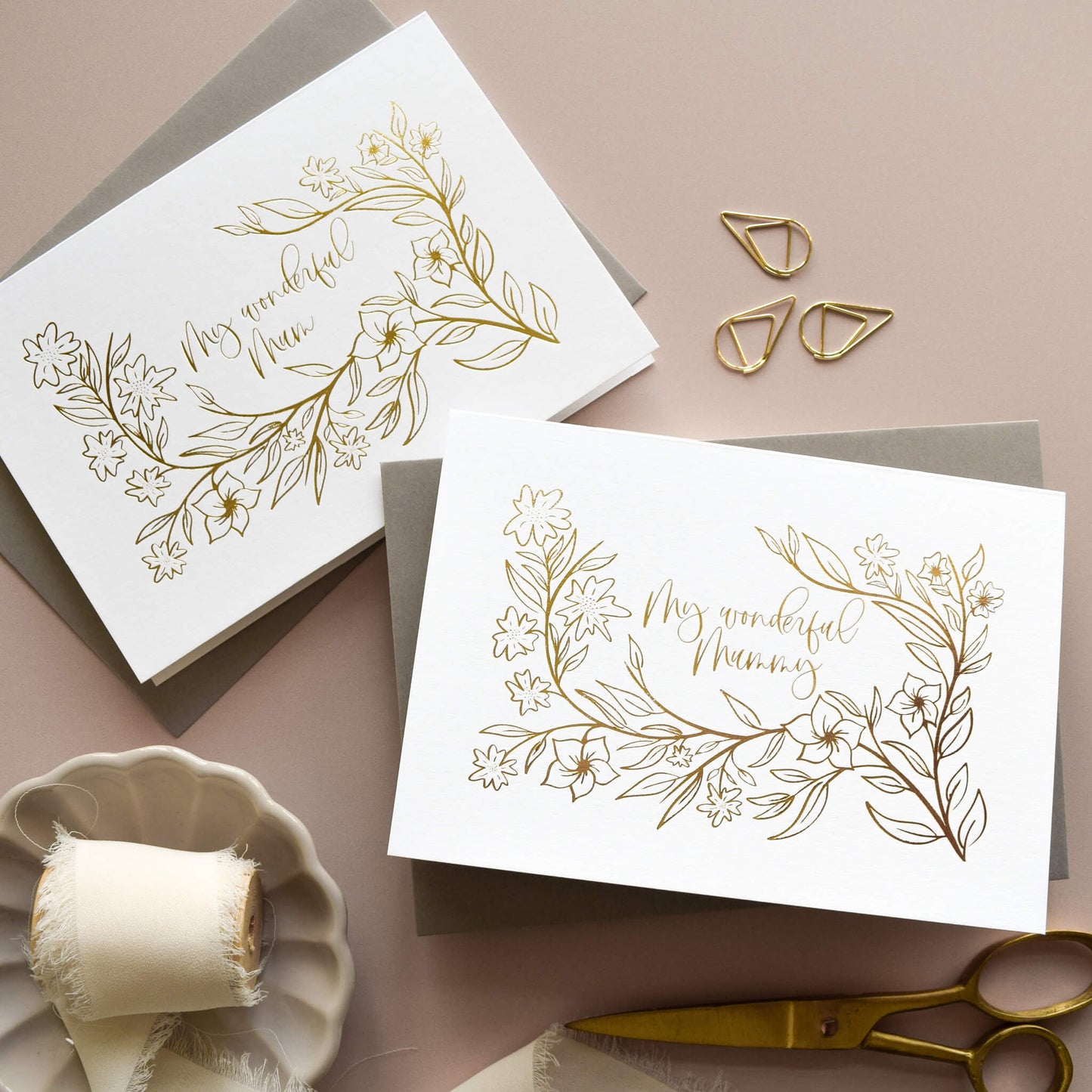 Gold Foil Mother's Day Card