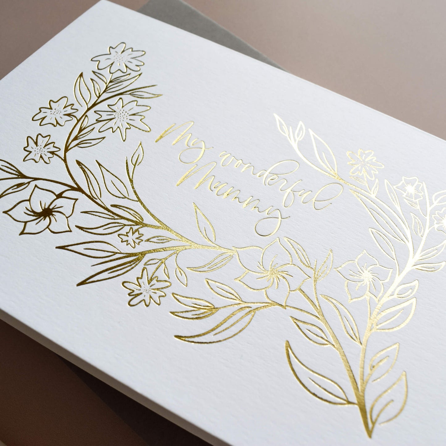 Gold Foil Mother's Day Card