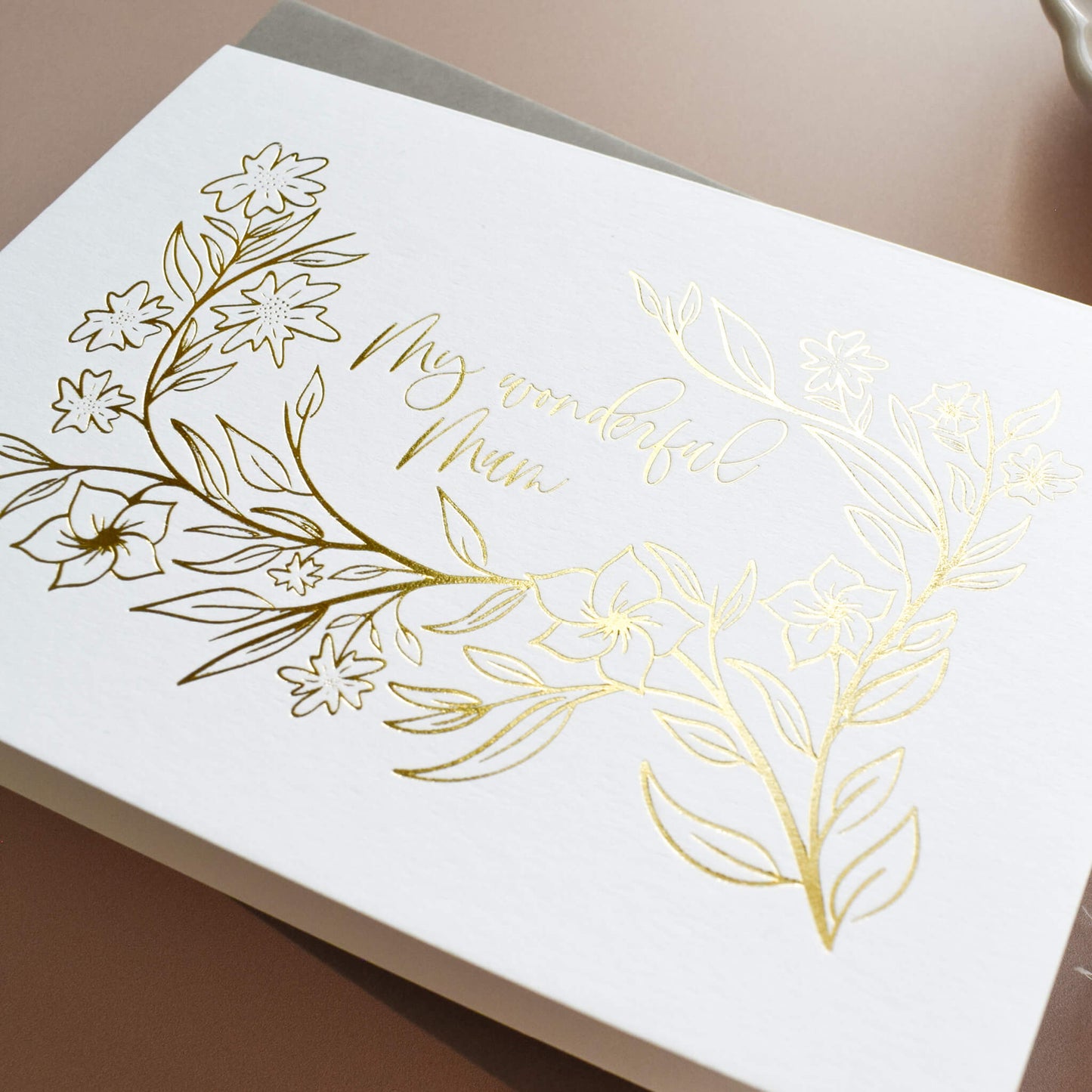 Gold Foil Mother's Day Card