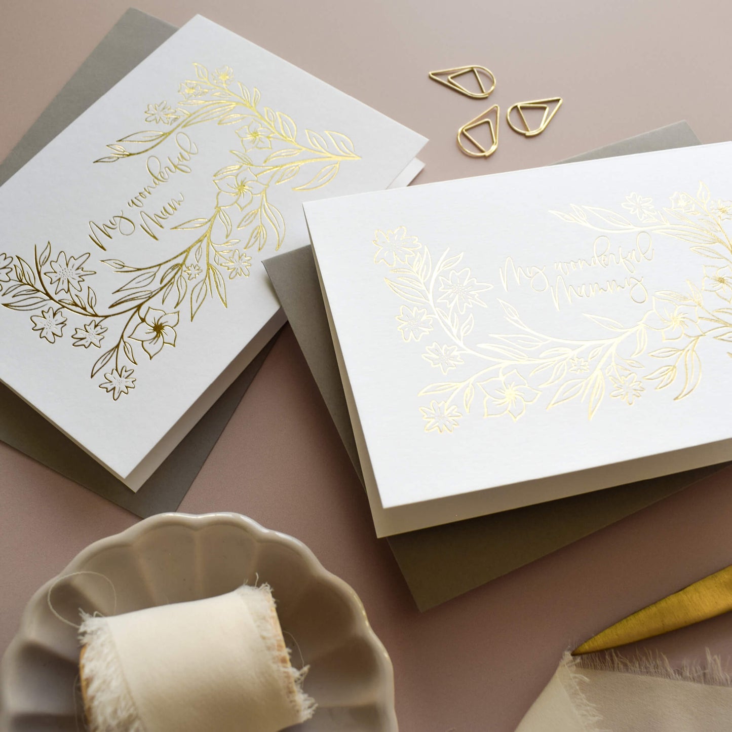 Gold Foil Mother's Day Card