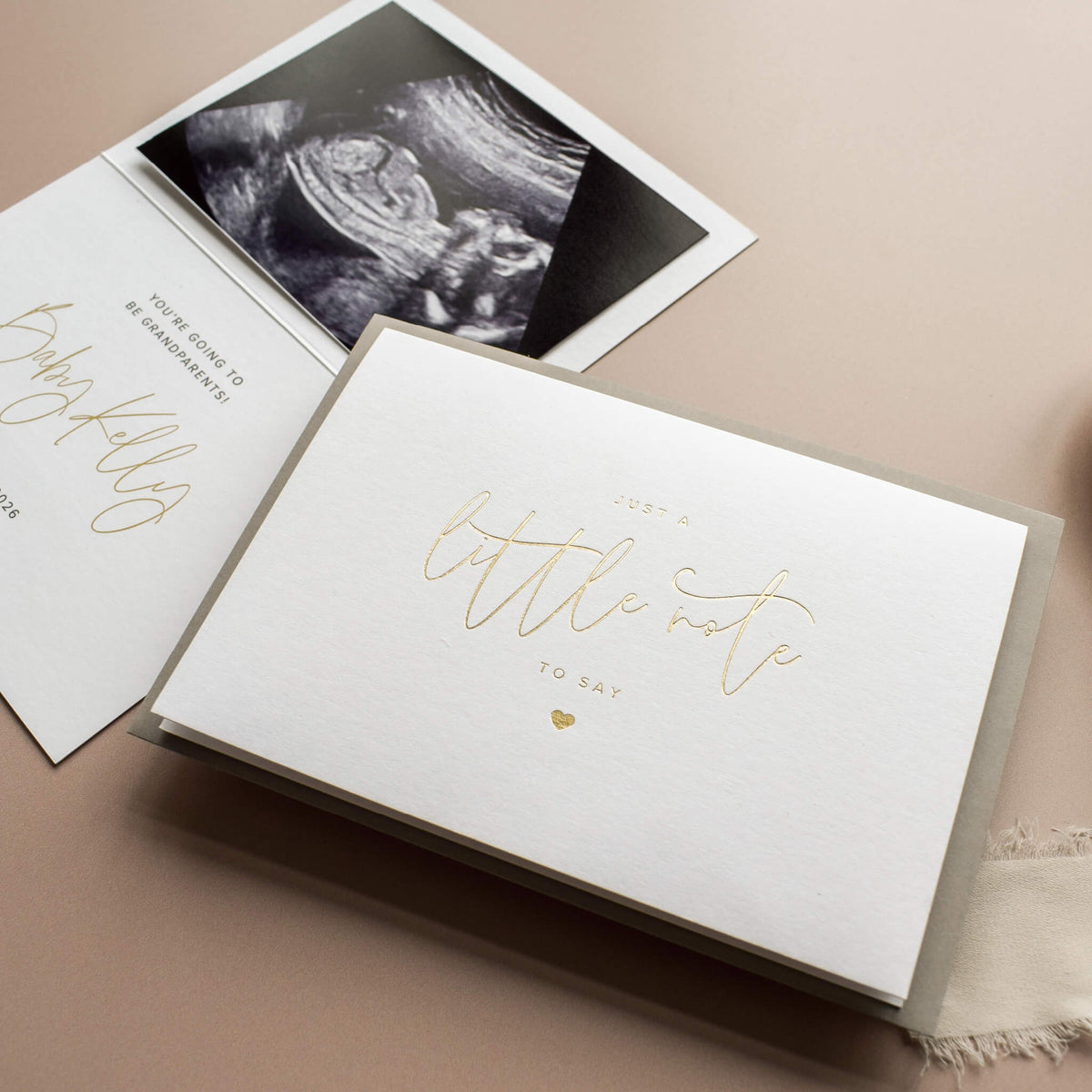 Personalised Just A Little Note Card