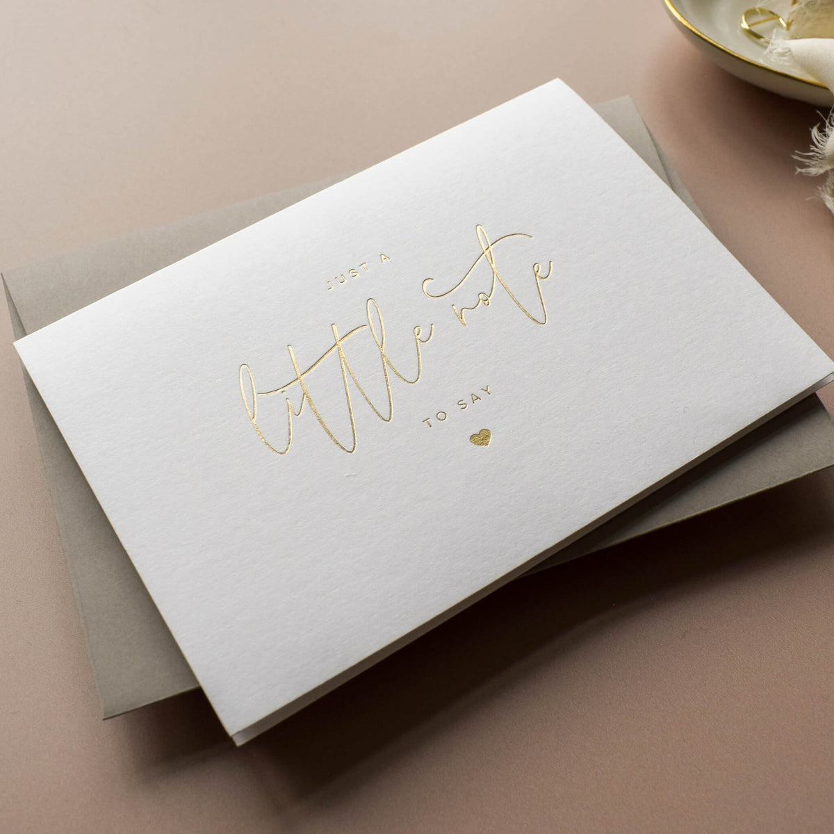 Just A Little Note To Say Card